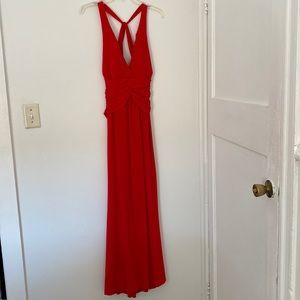 Laundry by Shelli Segal. Red formal gown, floor length.